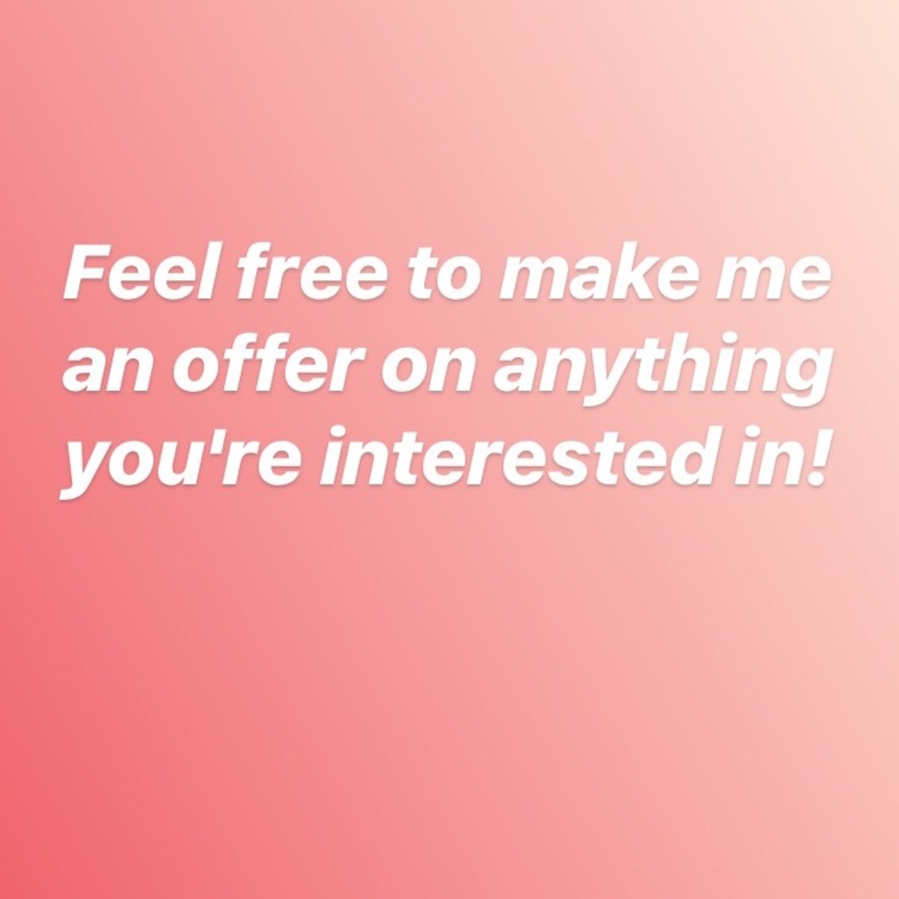 Make me an offer!
